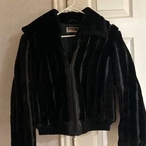 Black Mouton Jacket